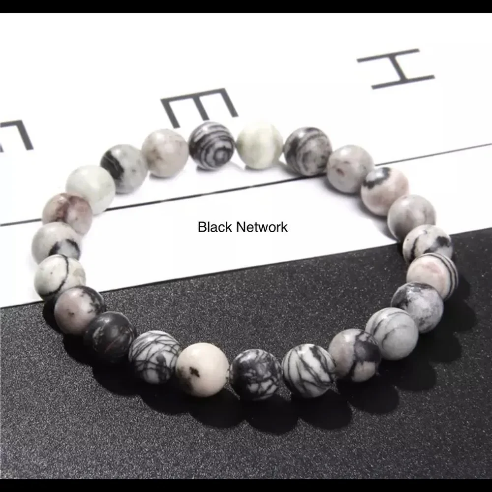 NATURAL STONE STRETCH BRACELETS‎